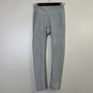 Outdoor Voices Heather Marled Gray Full Length Leggings Athletic Stretch Comfy